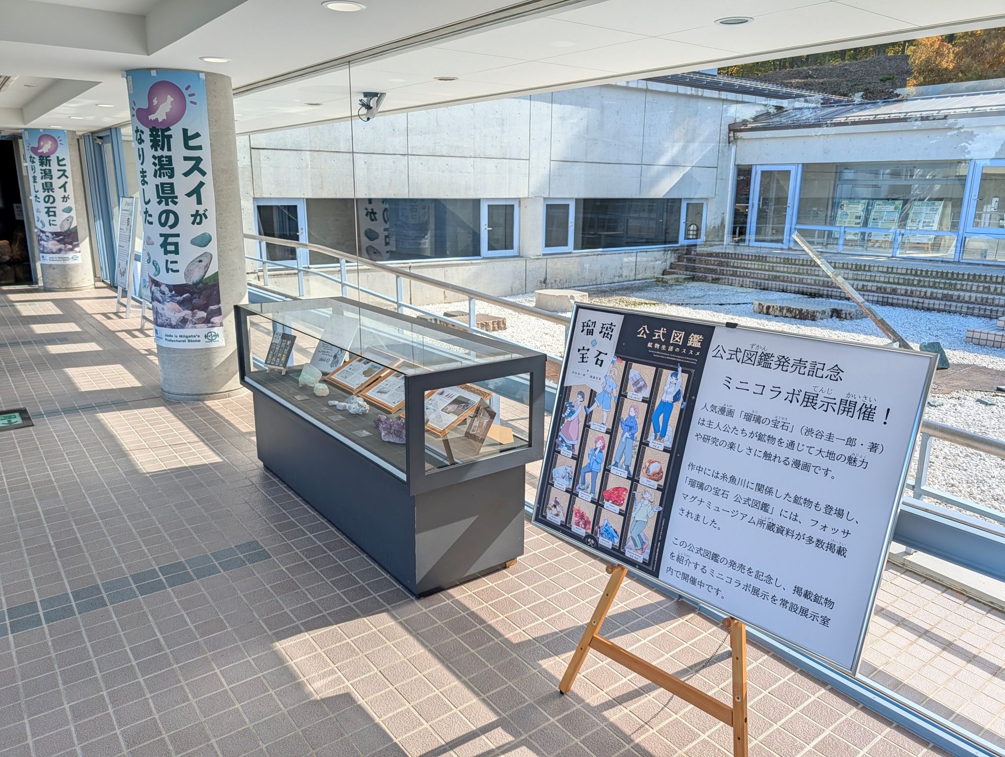 ミニ展示】瑠璃の宝石ミニコラボ展示 - フォッサマグナミュージアム 
