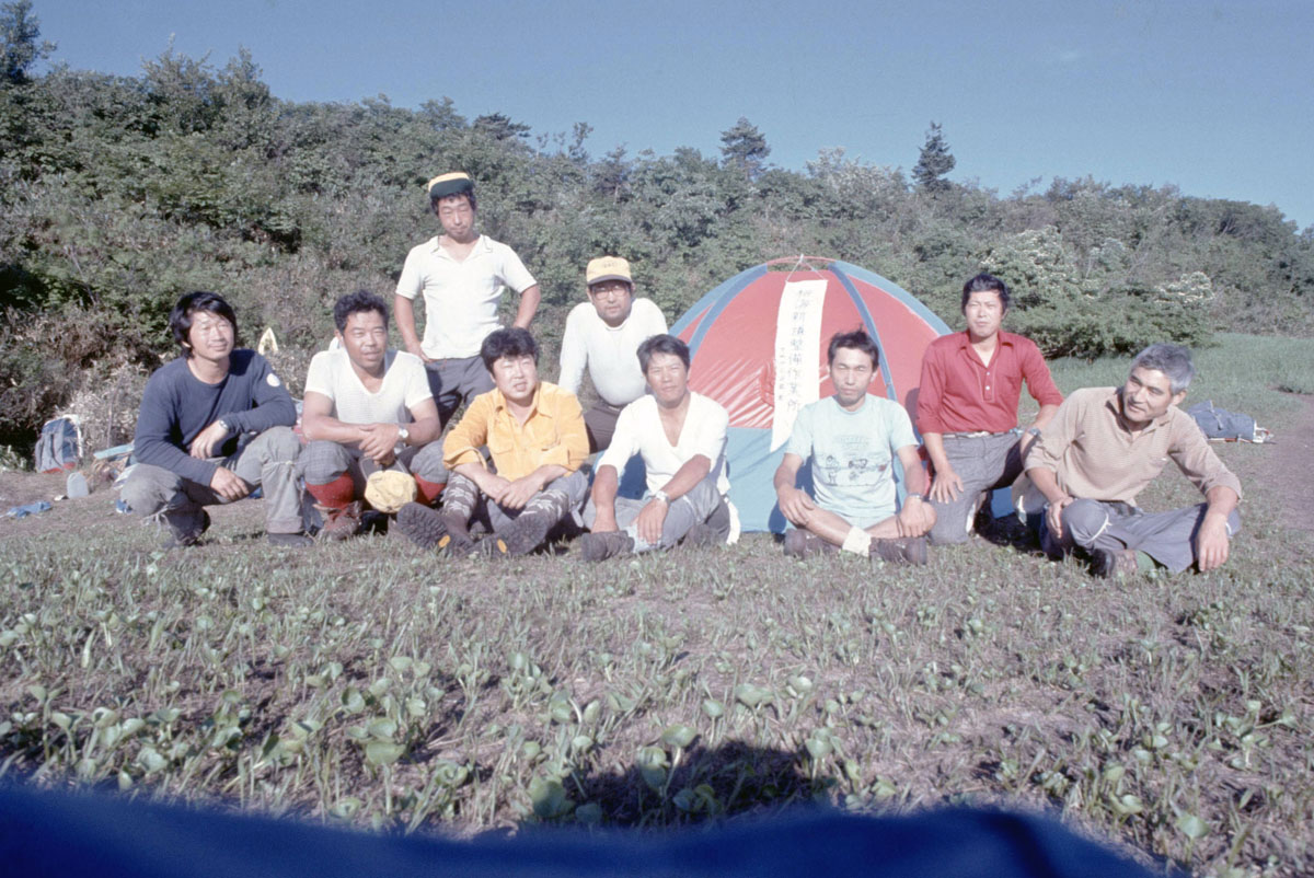 1978_黒岩平の整備ベースキャンプ